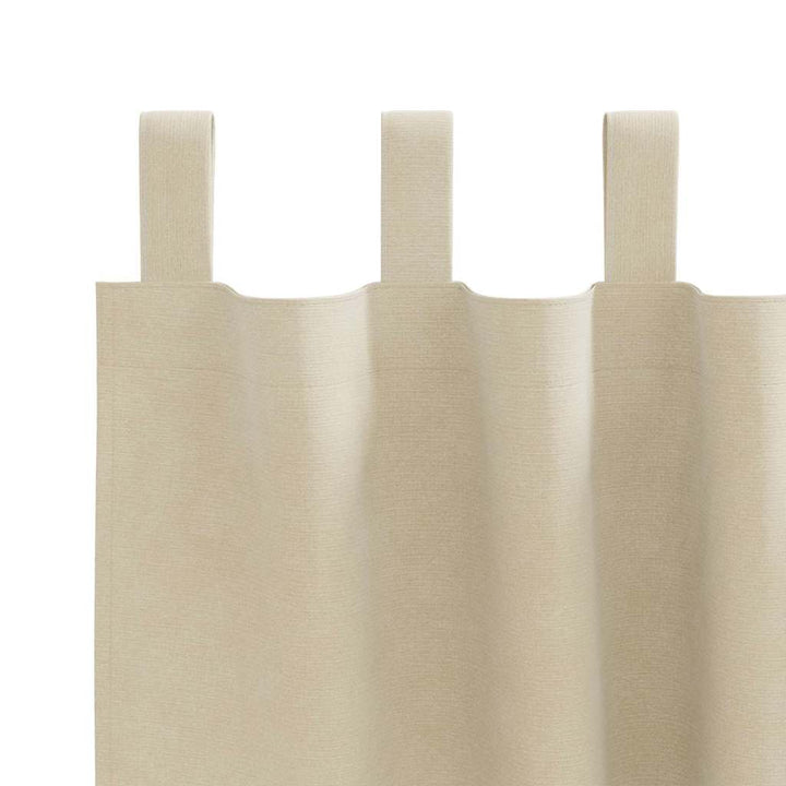 Mørklægningsgardiner 2 pcs Creme 140 x 140 cm Fløjl