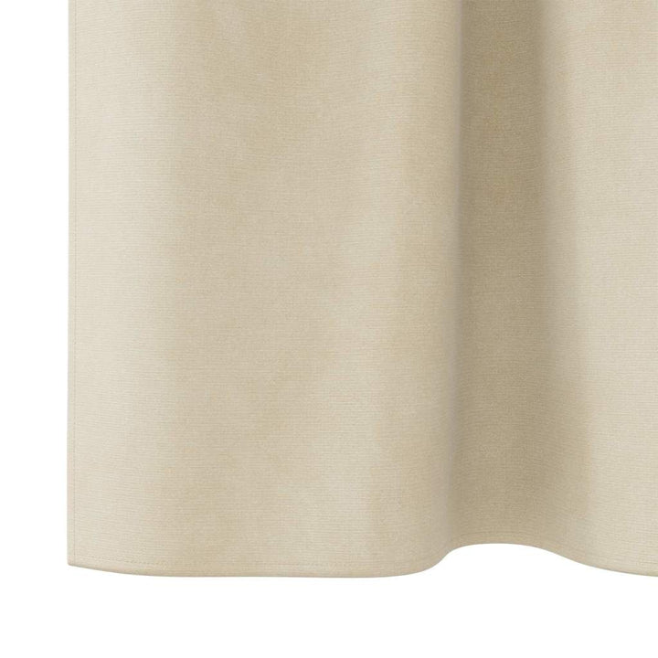 Mørklægningsgardiner 2 pcs Creme 140 x 175 cm Fløjl