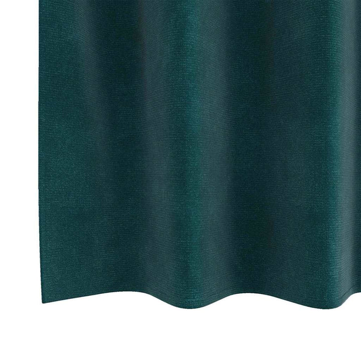 Mørklægningsgardiner 2 pcs Mørkegrøn 140 x 260 cm Fløjl
