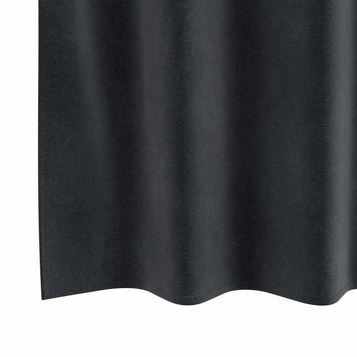 Mørklægningsgardiner 2 stk. Mørkegrå 140 x 260 cm Fløjl