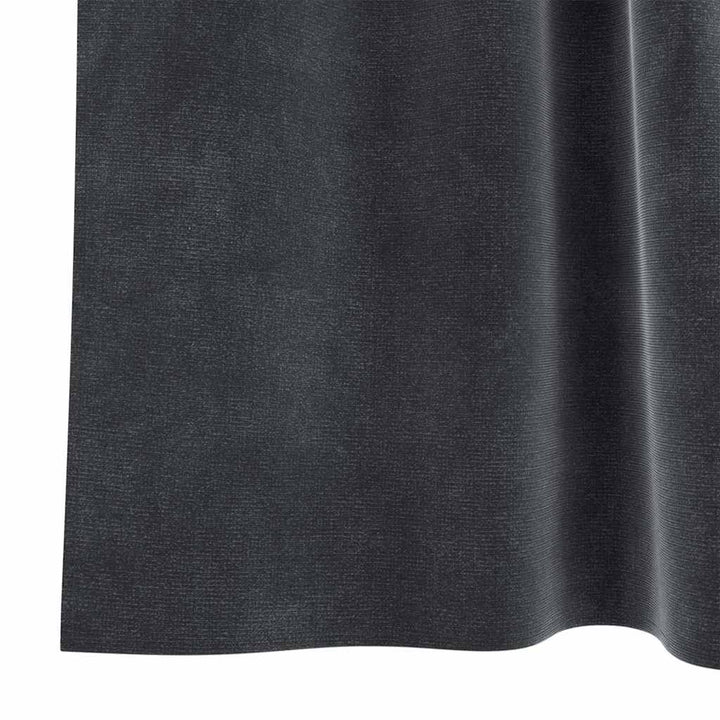 Mørklægningsgardiner 2 pcs Mørkegrå 140 x 140 cm Fløjl