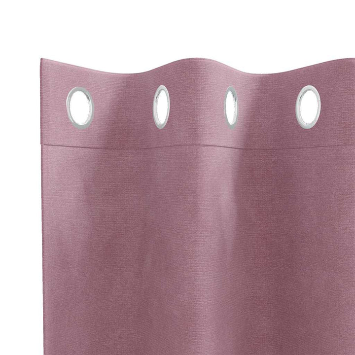 Mørklægningsgardiner 2 pcs Mørk pink 140 x 140 cm Fløjl