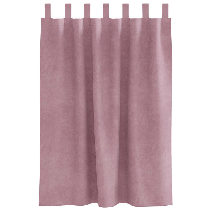 Mørklægningsgardiner 2 stk. Mørk pink 140 x 140 cm Fløjl
