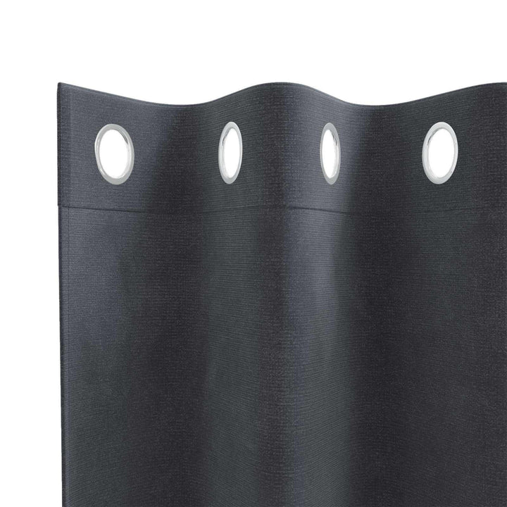 Mørklægningsgardiner 2 pcs Lysegrå 140 x 225 cm Fløjl