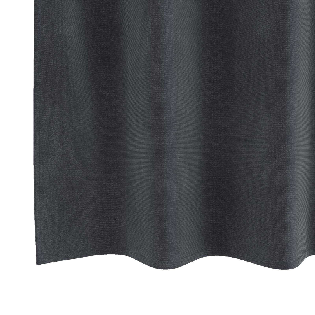 Mørklægningsgardiner 2 pcs Lysegrå 140 x 225 cm Fløjl