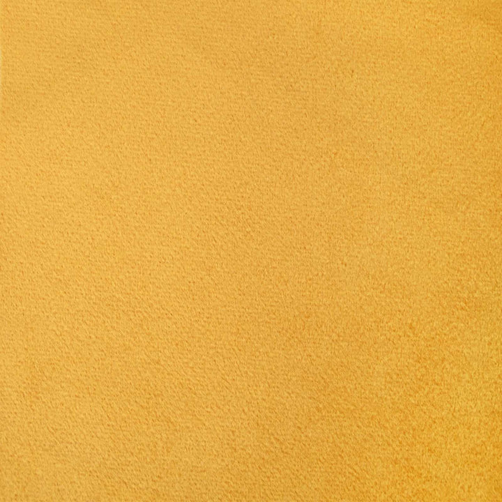 Gardiner 2 stk. Sennepsgul 140 x 140 cm Fløjl