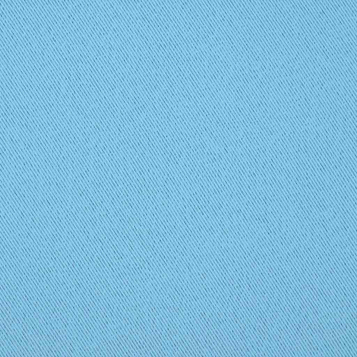 Mørklægningsgardiner med ringe 2 stk. Lyseblå 225 x 140 cm