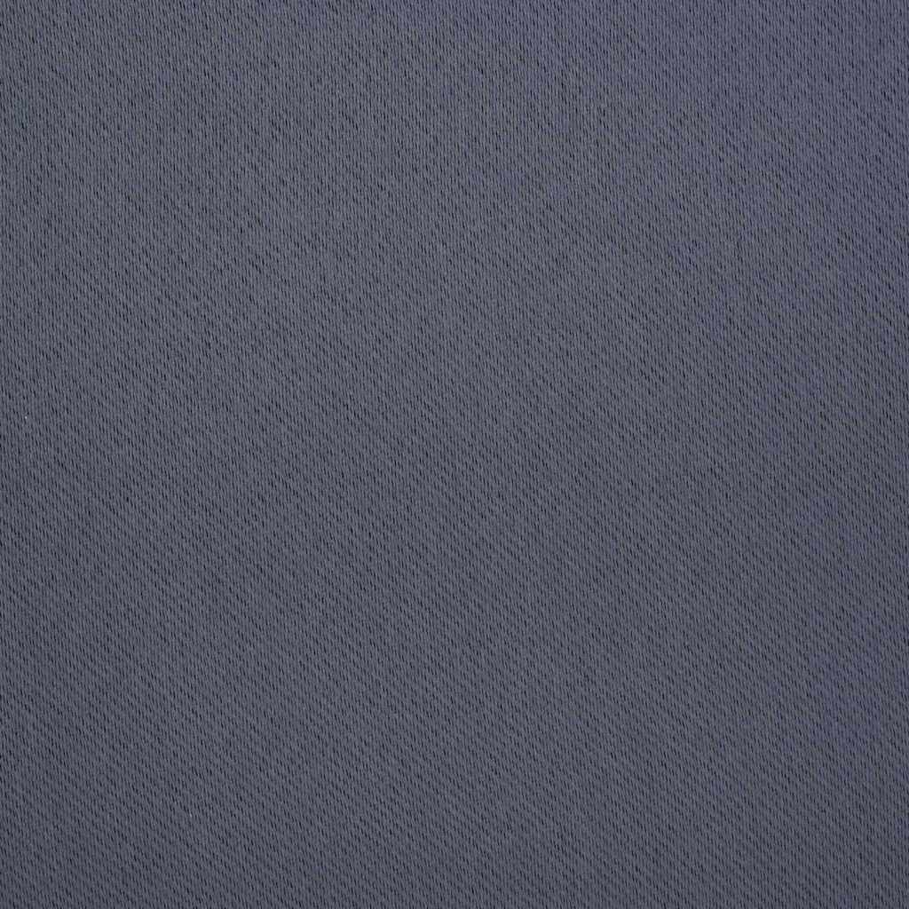 Mørklægningsgardiner med ringe 2 stk. Antracit 225 x 140 cm