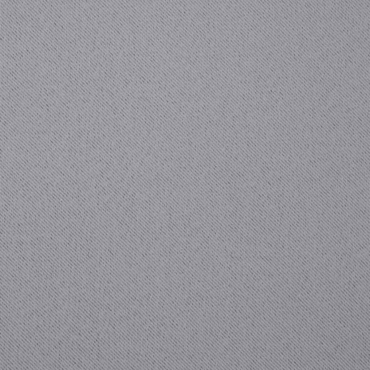 Mørklægningsgardiner med ringe 2 stk. Lysegrå 175 x 140 cm