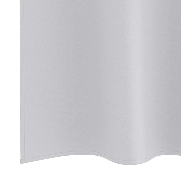 Mørklægningsgardiner med ringe 2 pcs Bleg Grå 225 x 140 cm