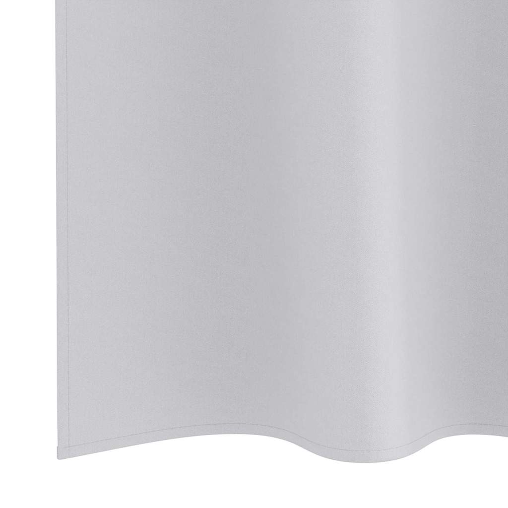 Mørklægningsgardiner med ringe 2 stk. Bleg Grå 225 x 140 cm