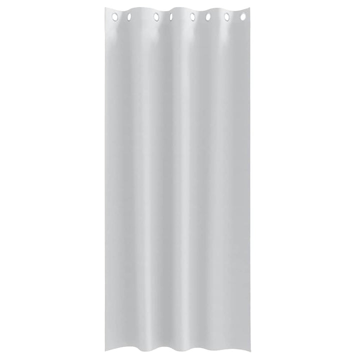 Mørklægningsgardiner med ringe 2 stk. Bleg Grå 225 x 140 cm
