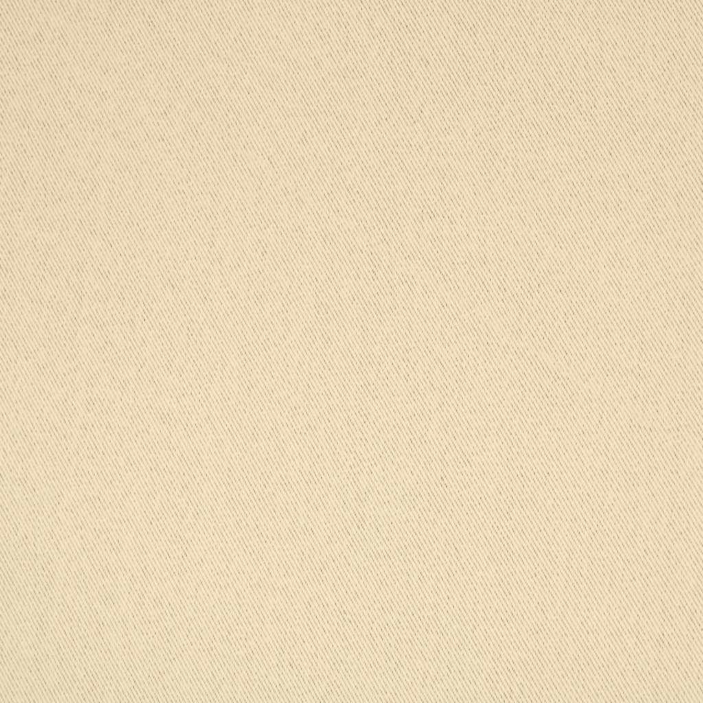 Mørklægningsgardiner med ringe 2 stk. Cremefarvet 140 x 140 cm