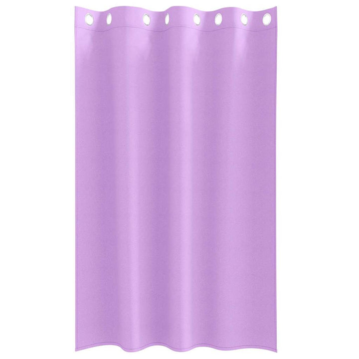 Mørklægningsgardiner med ringe 2 stk. Lilla 175 x 140 cm