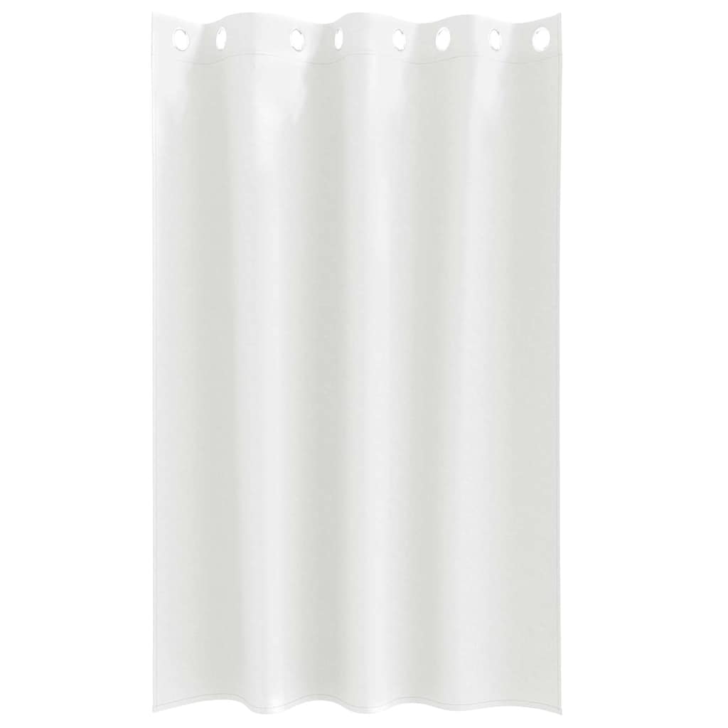 Mørklægningsgardiner med ringe 2 stk. Ren Hvid 175 x 140 cm