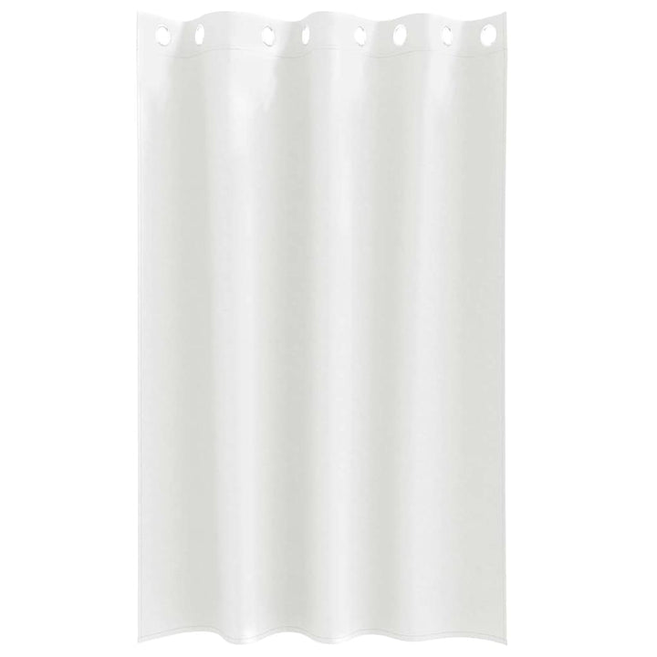Mørklægningsgardiner med ringe 2 stk. Ren Hvid 175 x 140 cm