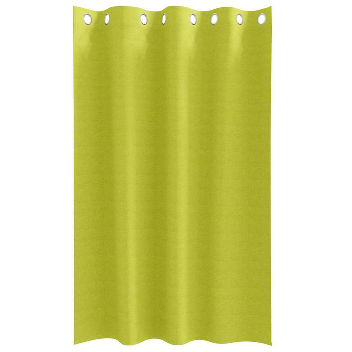 Mørklægningsgardiner med ringe 2 stk. Grøn 175 x 140 cm
