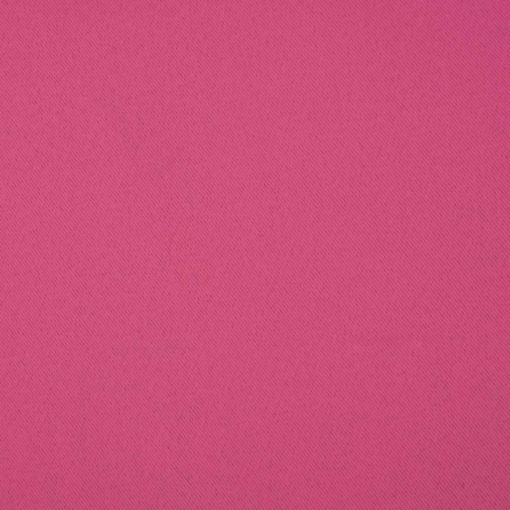 Mørklægningsgardiner med ringe 2 stk. Lys Pink 260 x 140 cm