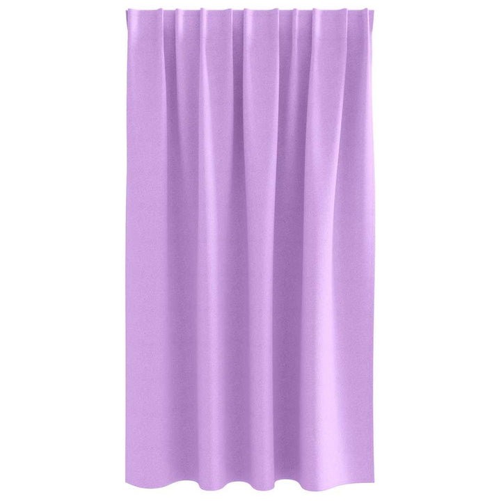 Mørklægningsgardiner med ringe 2 pcs Lilla 140 x 140 cm