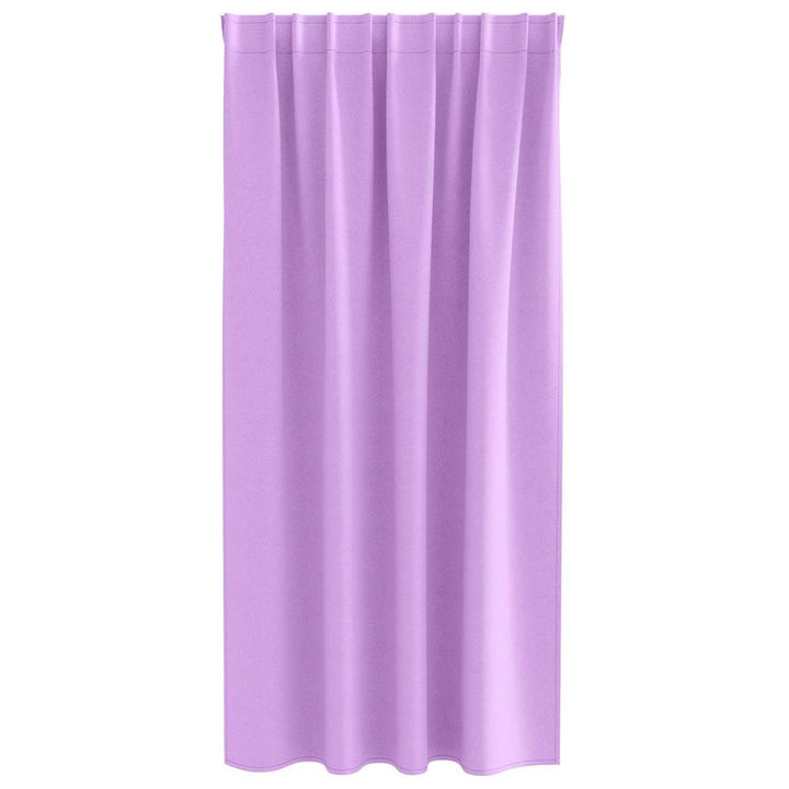 Mørklægningsgardiner med ringe 2 pcs Lilla 175 x 140 cm