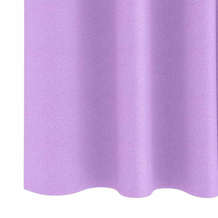 Mørklægningsgardiner med ringe 2 pcs Lilla 225 x 140 cm