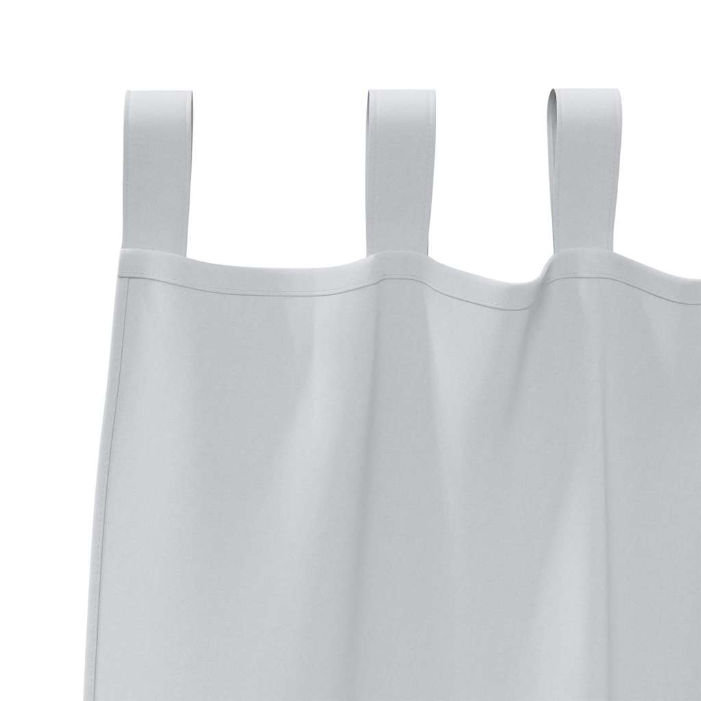 Mørklægningsgardiner med ringe 2 pcs Bleg Grå 175 x 140 cm