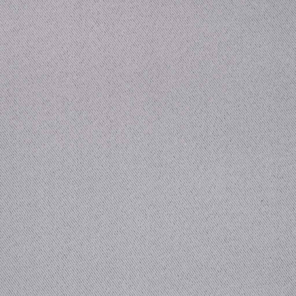 Mørklægningsgardiner med ringe 2 stk. Metal Grå 140 x 140 cm