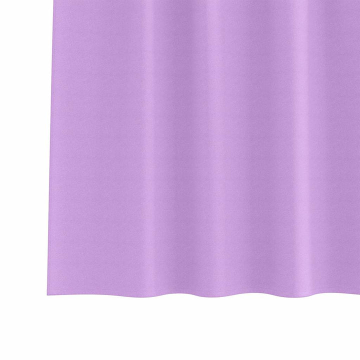 Mørklægningsgardiner med ringe 2 stk. Lilla 260 x 140 cm