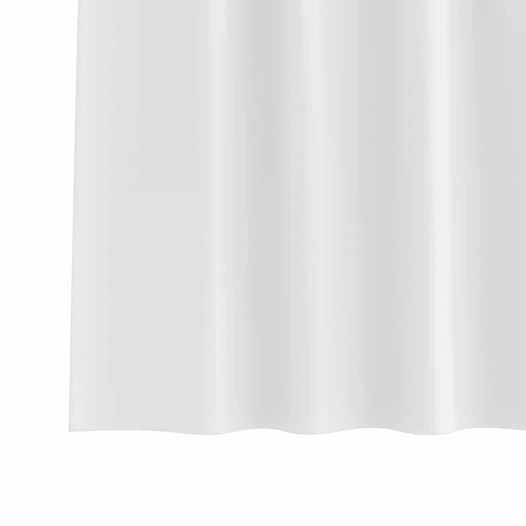Mørklægningsgardiner med ringe 2 stk. Ren Hvid 175 x 140 cm