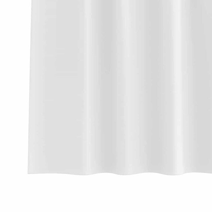 Mørklægningsgardiner med ringe 2 pcs Ren Hvid 260 x 140 cm