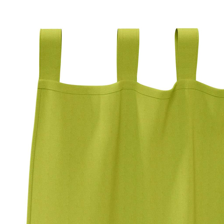 Mørklægningsgardiner med ringe 2 pcs Grøn 140 x 140 cm
