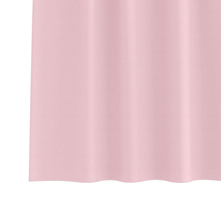 Mørklægningsgardiner med ringe 2 pcs Lyserød 245 x 140 cm