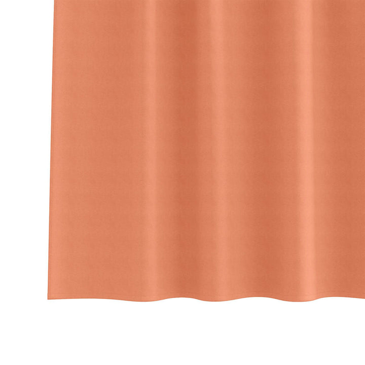 Mørklægningsgardiner med ringe 2 pcs Terrakotta 140 x 140 cm