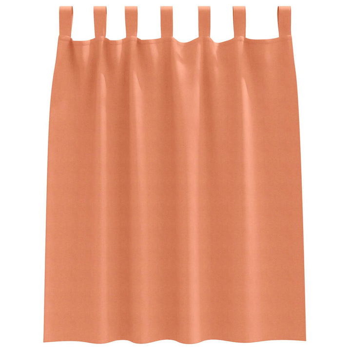 Mørklægningsgardiner med ringe 2 pcs Terrakotta 140 x 140 cm