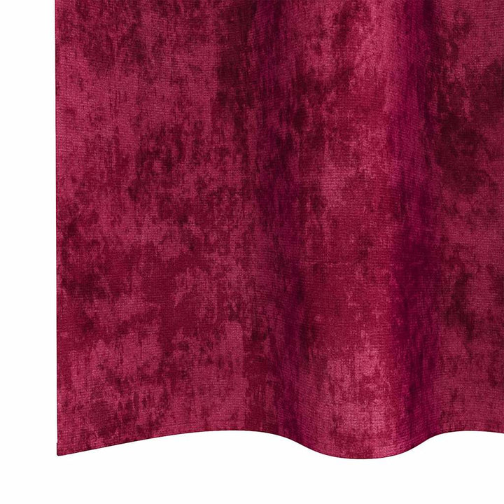 Velour Gardiner 2 stk. Vinrød 260 x 140 cm Fløjl