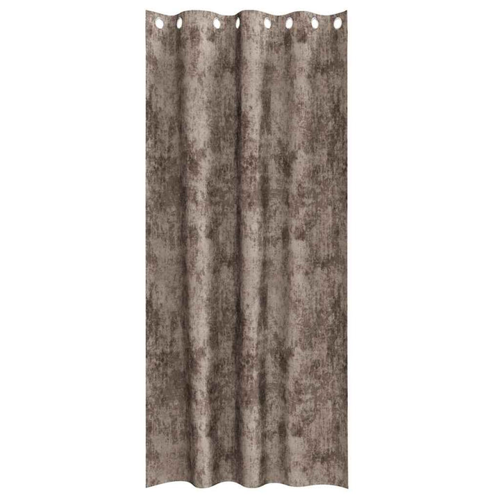Velour Gardiner 2 stk. Cappuccino 245 x 140 cm Fløjl