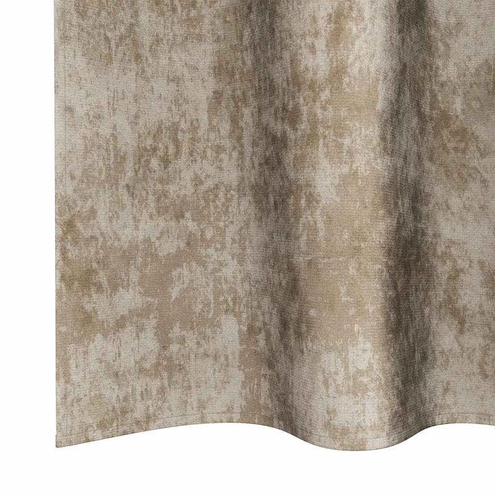 Velour Gardiner 2 stk. champagnefarvet 260 x 140 cm Fløjl