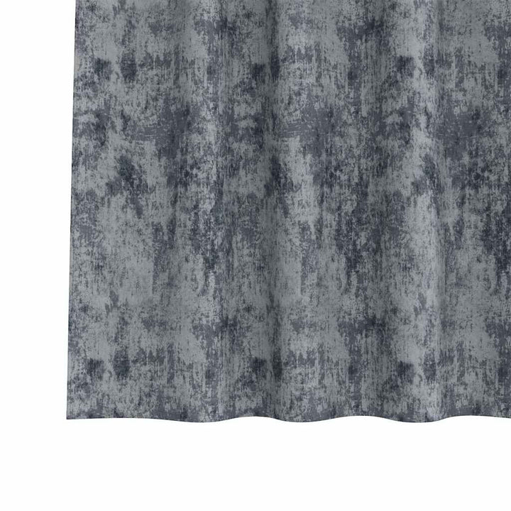 Velour Gardiner 2 stk. Sølvgrå 175 x 140 cm Fløjl