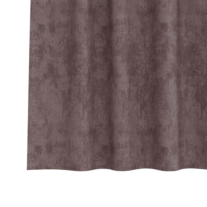 Velour Gardiner med gardiner 2 pcs Brun 260 x 140 cm Fløjl