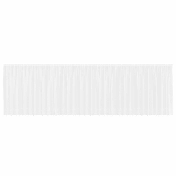 Lace Gardin med gardiner Hvid 900 x 140 cm Polyester