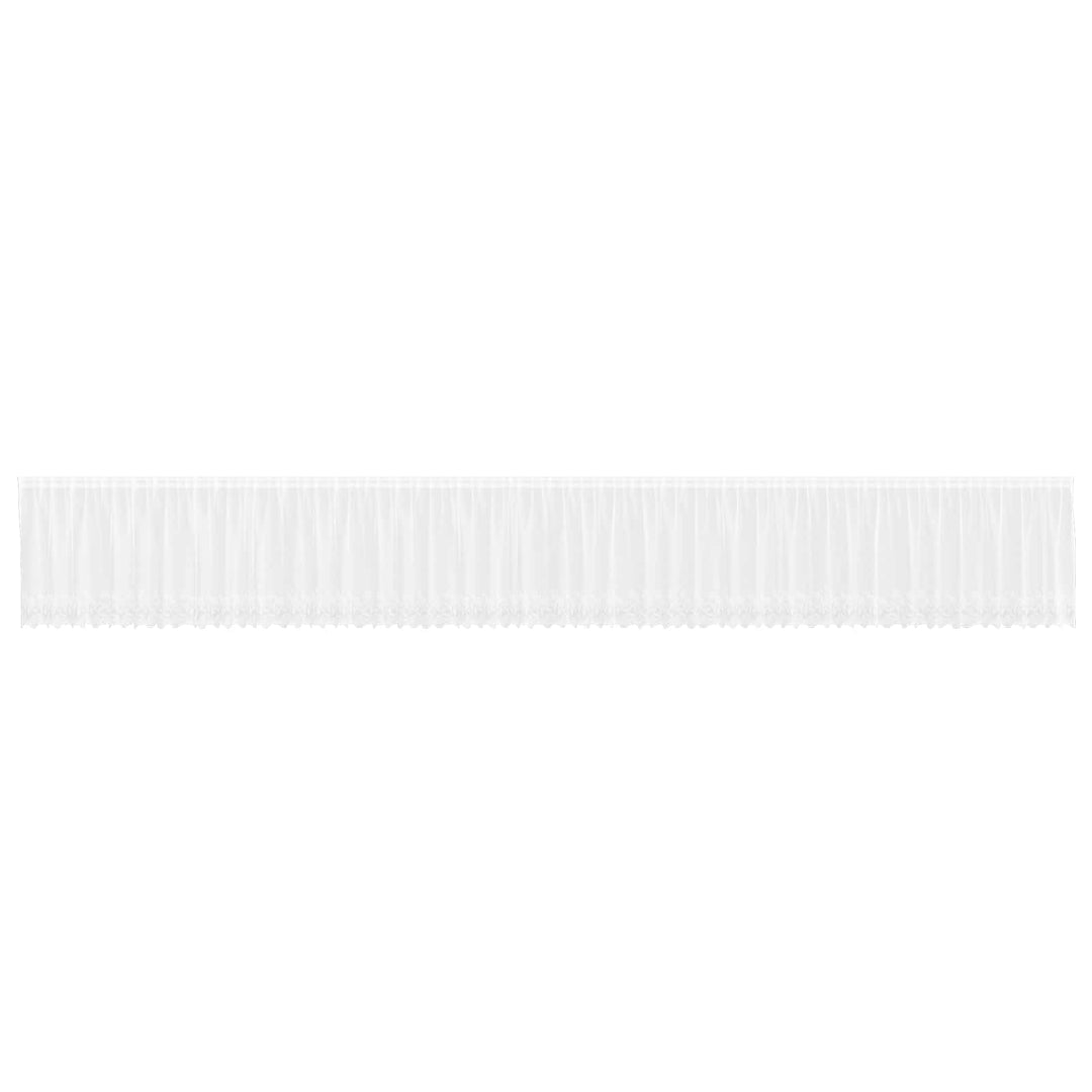 Lace Gardin Hvid 120 x 1200 cm Polyester