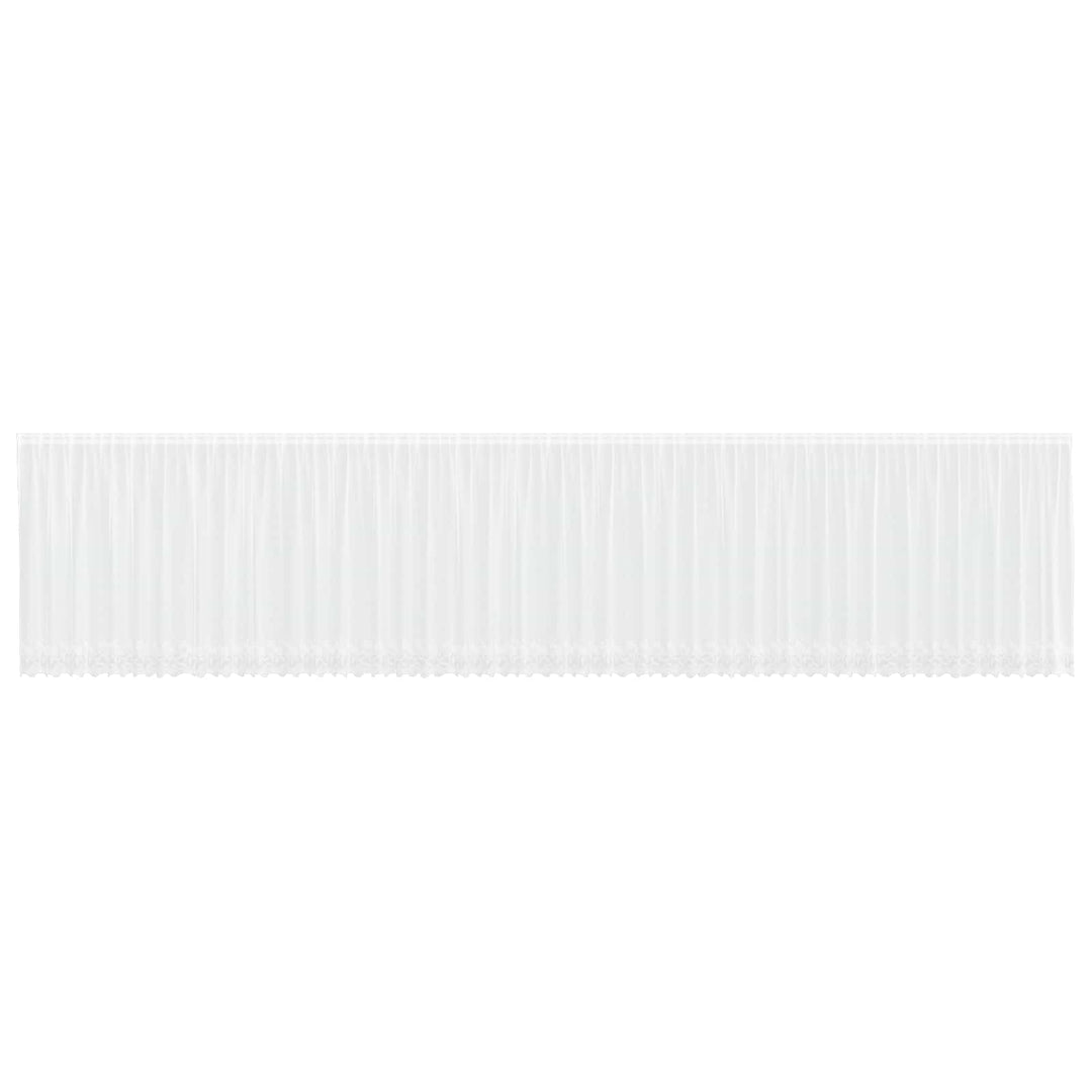Lace Gardin med gardiner Hvid 1200 x 140 cm Polyester
