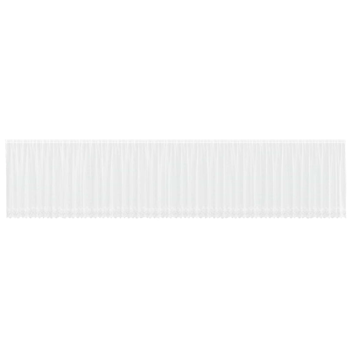 Lace Gardin med gardiner Hvid 1200 x 140 cm Polyester