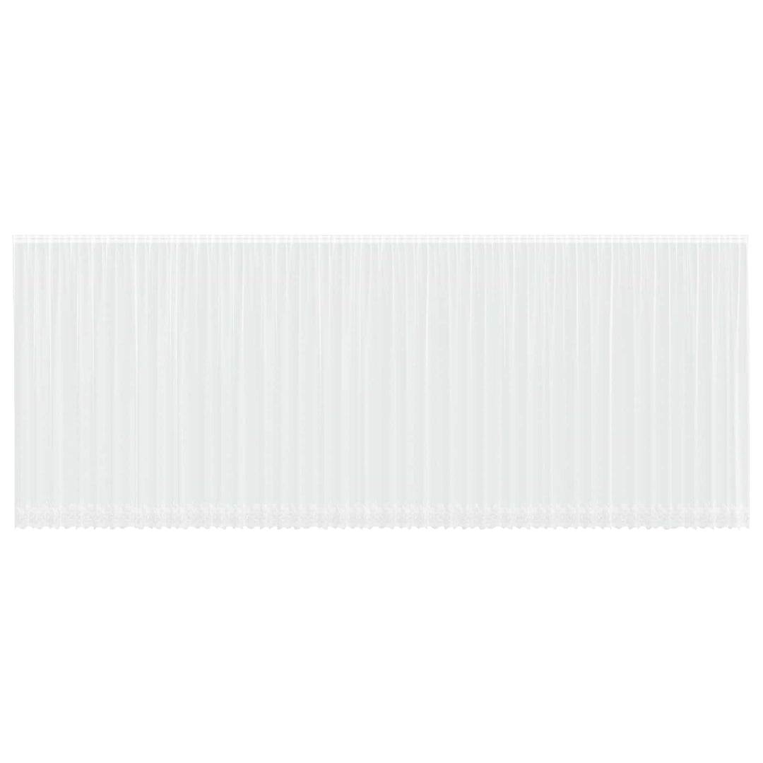 Lace Gardin med gardiner Hvid 1200 x 280 cm Polyester