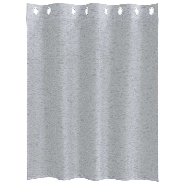 Voile Gardin 2 stk. Mørkegrå 140 x 140 cm Polyester