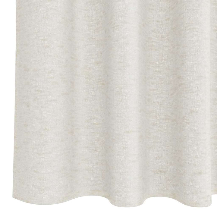 Voile Gardin med gardiner 2 pcs Creme 260 x 140 cm Polyester