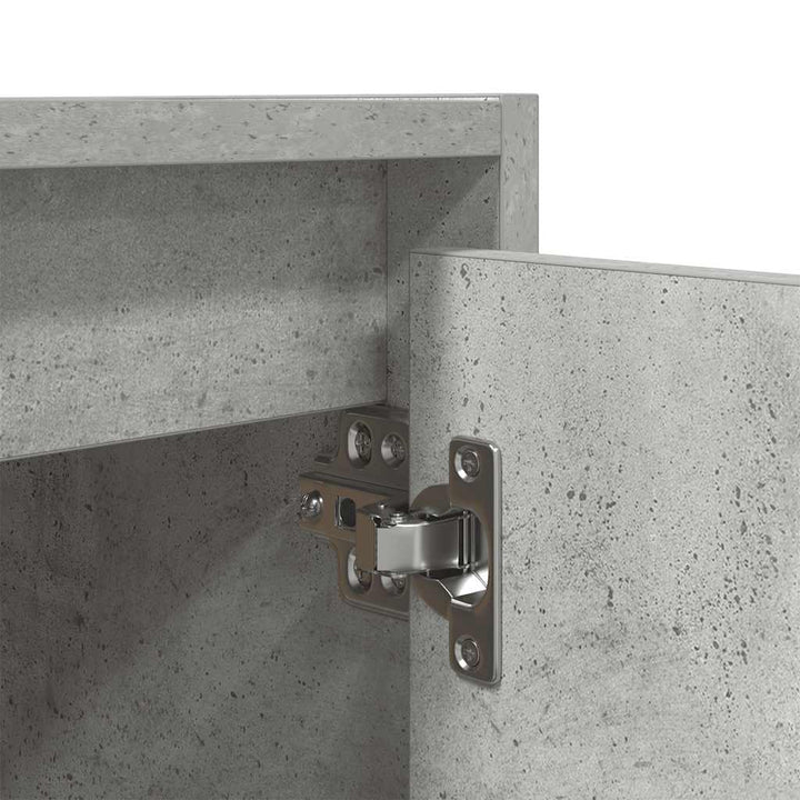 væghængte sengeborde 2 stk. 38x34x40 cm betongrå