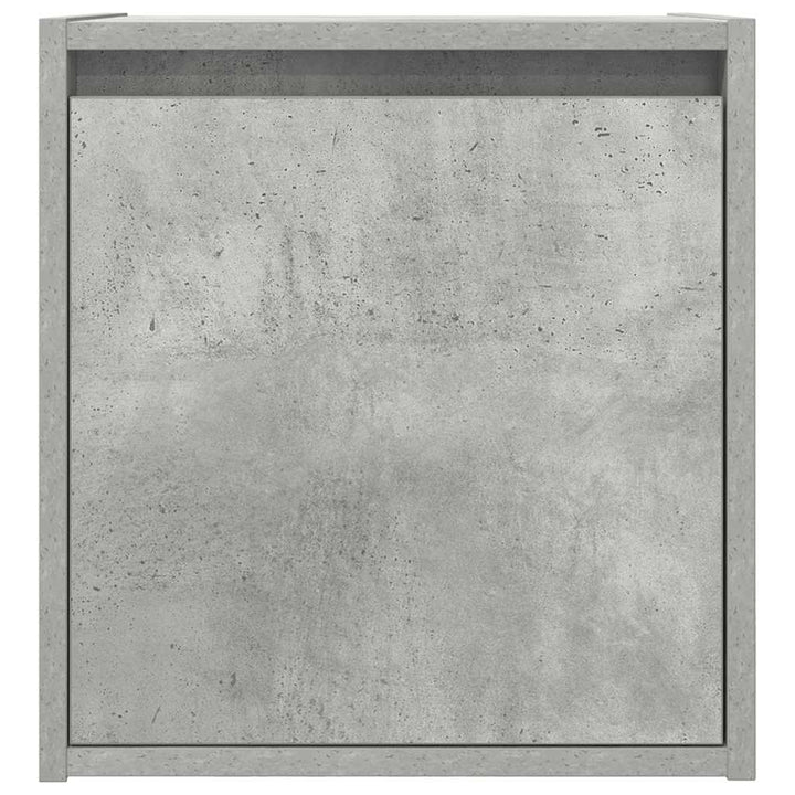 væghængte sengeborde 2 stk. 38x34x40 cm betongrå