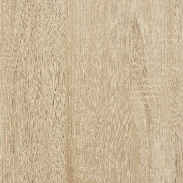 sengebord med 2 skuffer 38x34x80 cm sonoma-eg