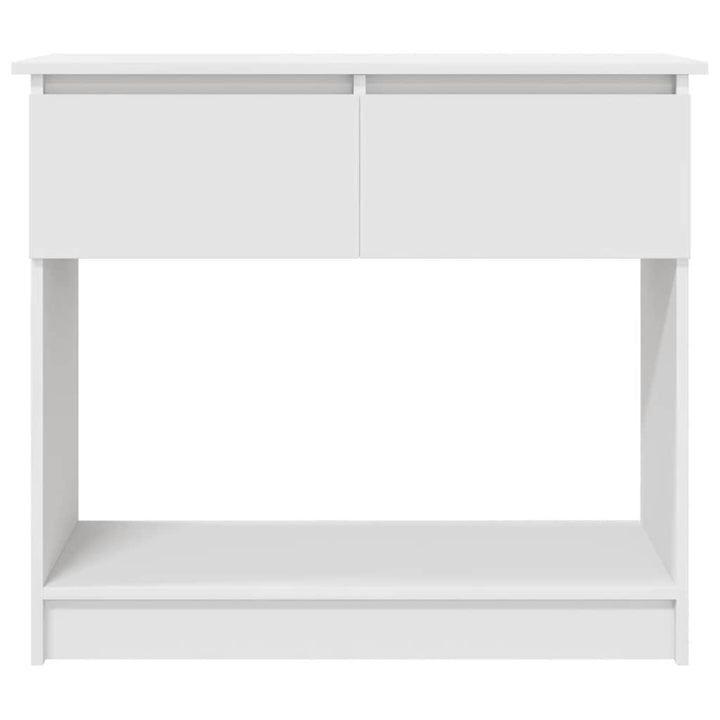 konsolbord med skuffer 85,5x38,5x74,5 cm hvid